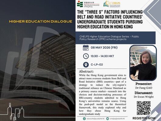 Thumbnail of The "Three S" Factors Influencing Belt and Road Initiative Countries' Undergraduate Students Pursuing Higher Education in Hong Kong