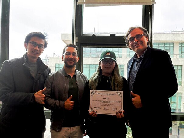 Gallery image of Certificate Presentation to 8th ChinaHE Conference Student Helpers - 3