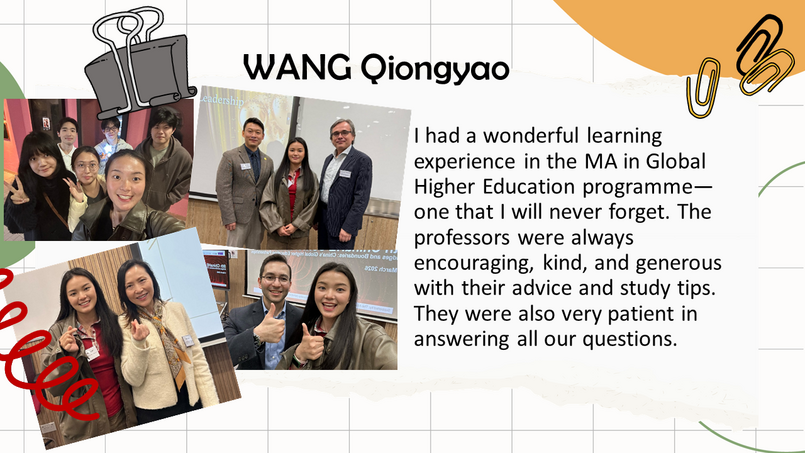 Gallery image of Student Voices: Reflections from the Second Cohort of MA in Global Higher Education - 2